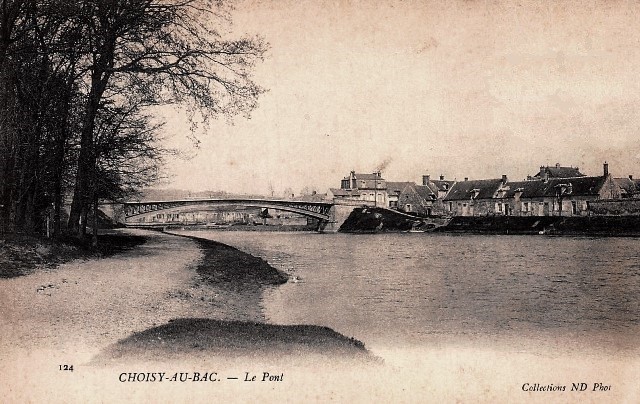 Choisy au bac 60 le pont cpa