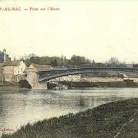 Choisy au bac 60 le pont sur l aisne cpa
