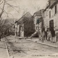 L' avenue de Rodez (cpa)