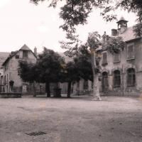 L' école (cpa)