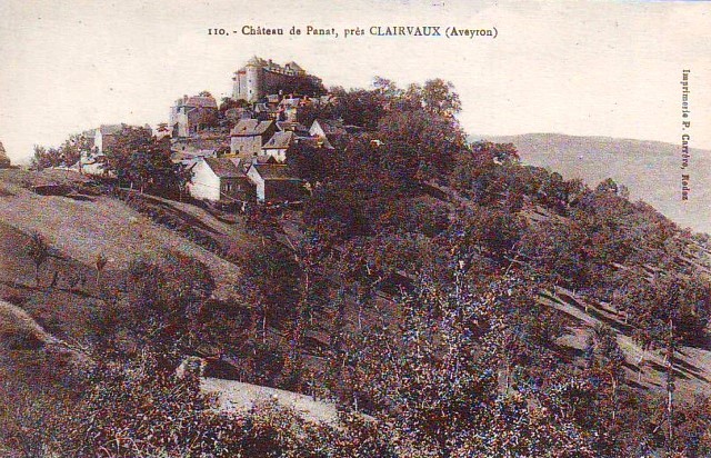 Panat, le château (cpa)