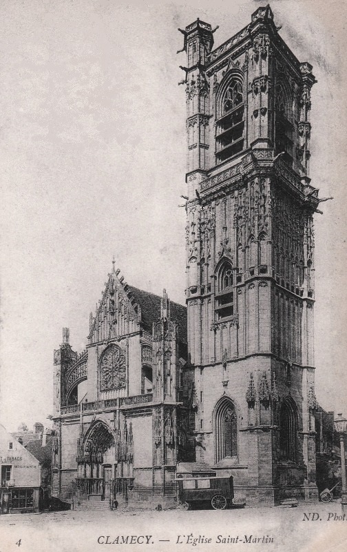 Clamecy (Nièvre) L'église Saint-Martin