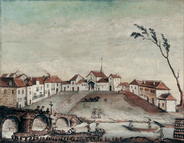 Clamecy (Nièvre) L'évêché de Bethléem en 1790, tableau