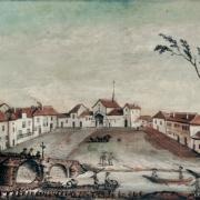 Clamecy (Nièvre) L'évêché de Bethléem en 1790, tableau