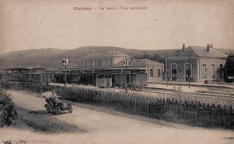 Clamecy (Nièvre) La gare CPA