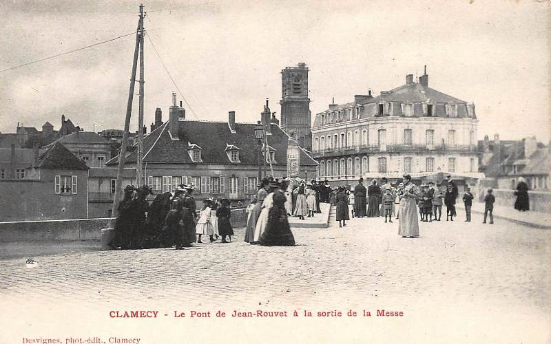 Clamecy (Nièvre) Le pont tournant CPA