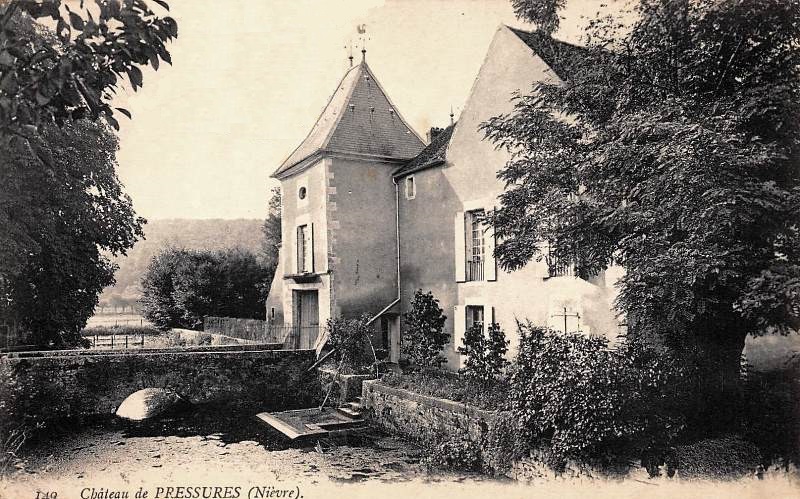 Clamecy (Nièvre) Pressures, le château CPA