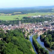 Clamecy (Nièvre) Vue aérienne
