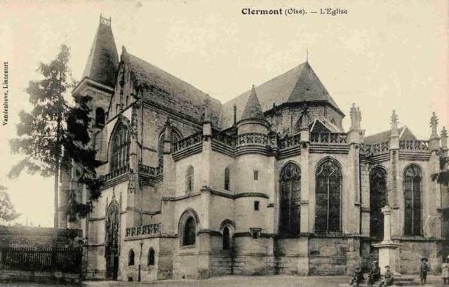 Clermont oise cpa l eglise saint samson