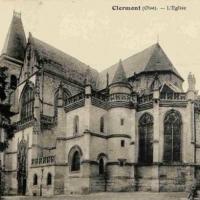 Clermont oise cpa l eglise saint samson