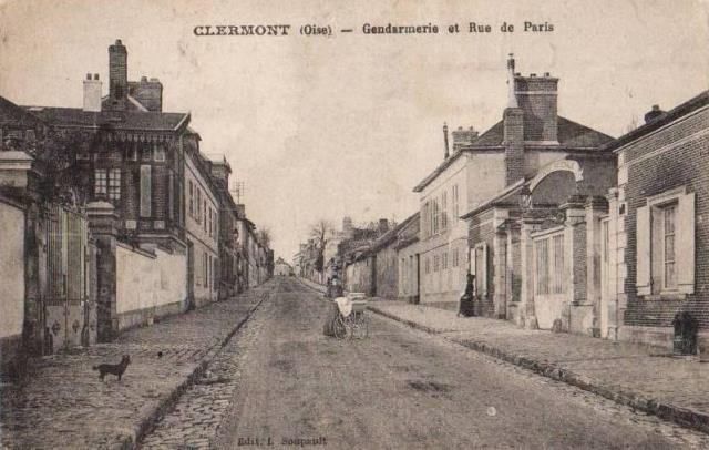 Clermont oise cpa la gendarmerie rue de paris