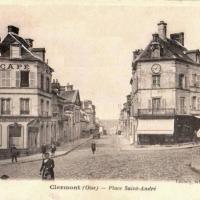 Clermont oise cpa la place saint andre