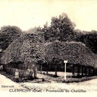 Clermont oise cpa la promenade du chatellier