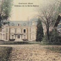 Clermont oise cpa le chateau de la belle assise