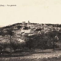 Clermont oise cpa vue generale