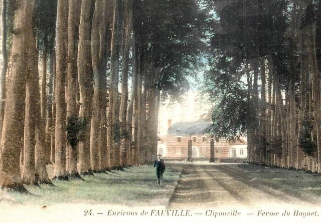 Cliponville seine maritime ferme du haguet cpa