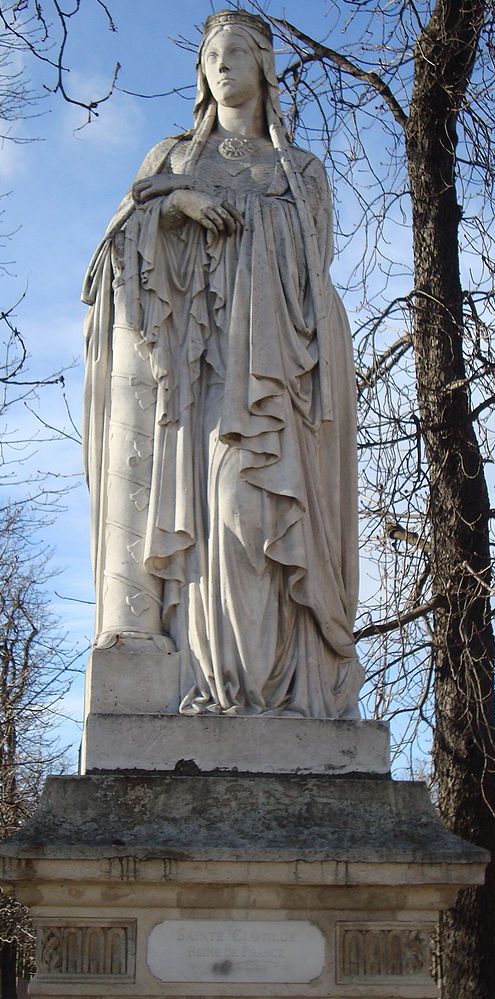 Clotilde, statue jardin du Luxembourg Paris