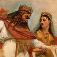 Clovis Ier et sa seconde épouse Clotilde
