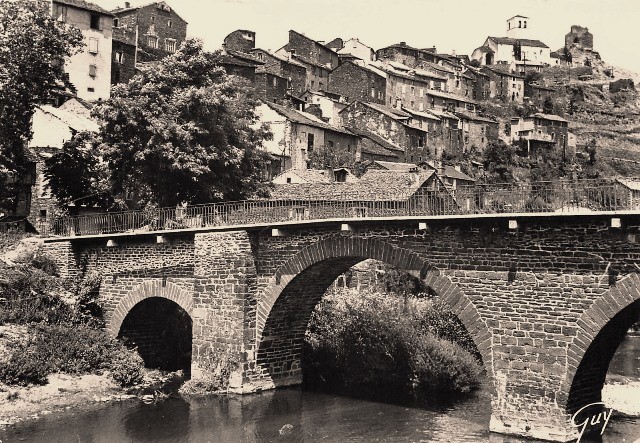 Le pont sur le Rance (cpa)