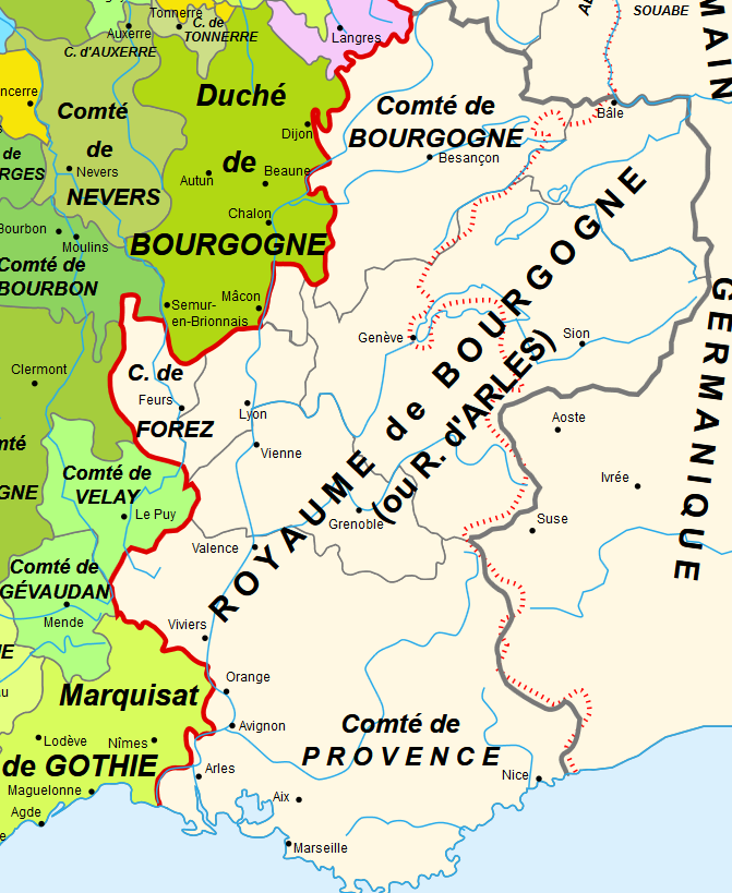 Le comté de Provence en 1030