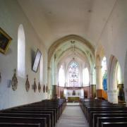 Condé-en-Brie (Aisne) L'église Saint Rémi intérieur