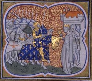 Constance d'Arles et son époux Robert II dit le Pieux
