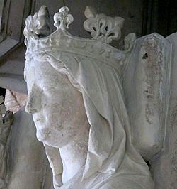 Constance d'Arles, détail gisant