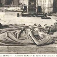 Constance d'Arles, gisants de Saint-Denis