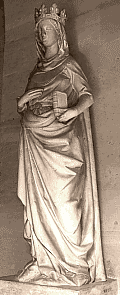 Constance d'Arles, statue