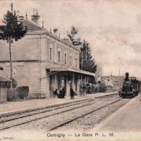 La gare PLM CPA