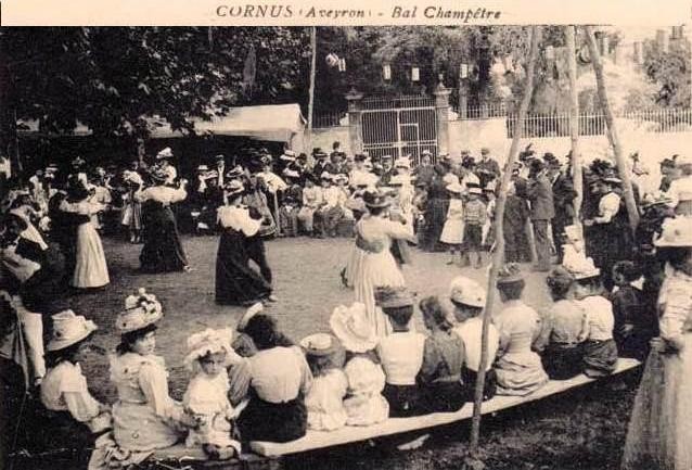 Un bal champêtre (cpa)