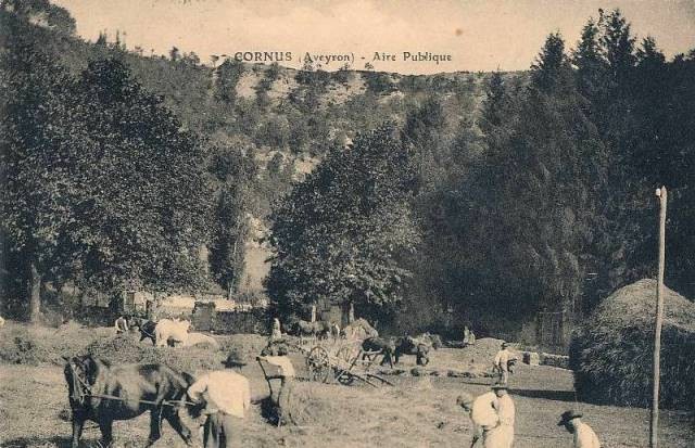 L' aire publique (cpa)