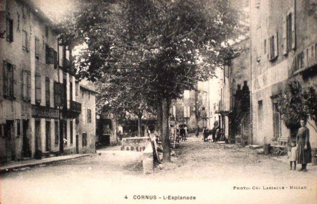L' esplanade (cpa)