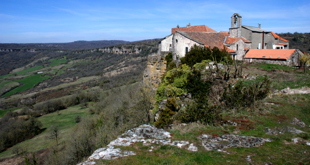 La Bastide de Fonds et le Causse Guilhaumard