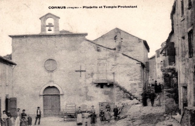 Le temple protestant (cpa)