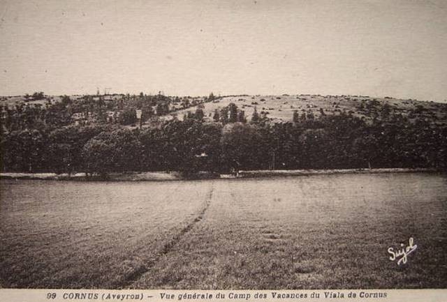 Le Viala, le camp de vacances (cpa)