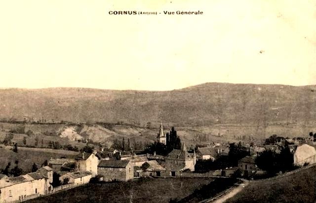 Cornus aveyron vue generale cpa