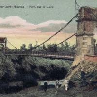 Le pont sur la Loire CPA