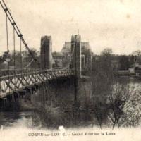 Le pont sur la Loire CPA