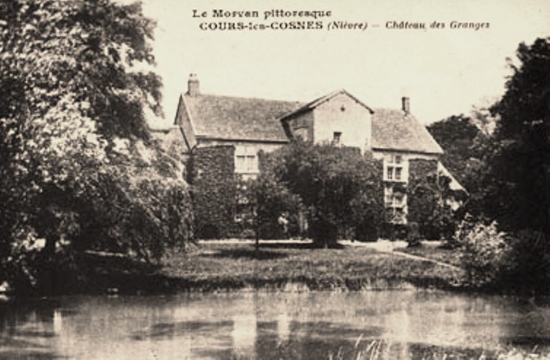 Cosne-Cours-sur-Loire (Nièvre) Les Granges, le château CPA