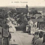 Cosne-Cours-sur-Loire (Nièvre) Vue générale CPA