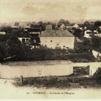 Courson-les-Carrières (89) L'hospice et le lavoir CPA