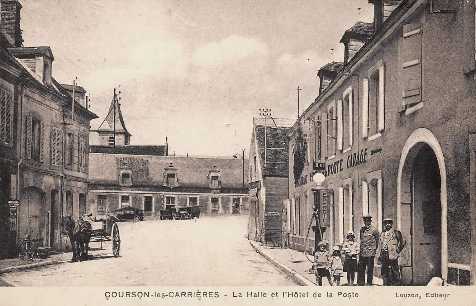 Courson-les-Carrières (89) L'Hôtel de la Poste CPA