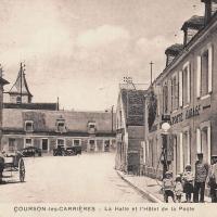 Courson-les-Carrières (89) L'Hôtel de la Poste CPA