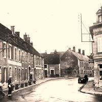 Courson-les-Carrières (89) La grand rue CPA