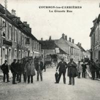 Courson-les-Carrières (89) La grand rue CPA