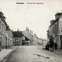 Courson-les-Carrières (89) La route de Clamecy CPA