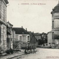 Courson-les-Carrières (89) La route de Molesmes CPA