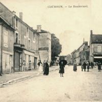 Courson-les-Carrières (89) Le boulevard CPA