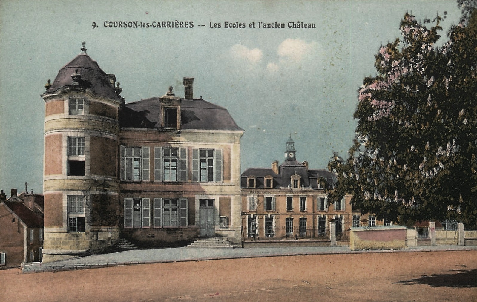 Courson-les-Carrières (89) Le château CPA